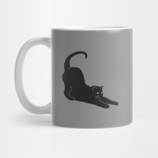 BLACK CAT STRETCH Mug